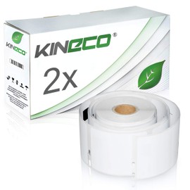 2 Rolls Large Multi-Purpose Labels Compatible with Dymo 99015 for Dymo Labelwriter 310, 320, 330 Turbo Series, 400 Twin Turbo Duo, 450 Twin Turbo Series, SE 450, Twin Turbo - 54 x 70 mm - 320 Labels