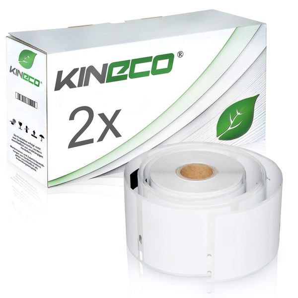 2 Rolls Large Multi-Purpose Labels Compatible with Dymo 99015 for