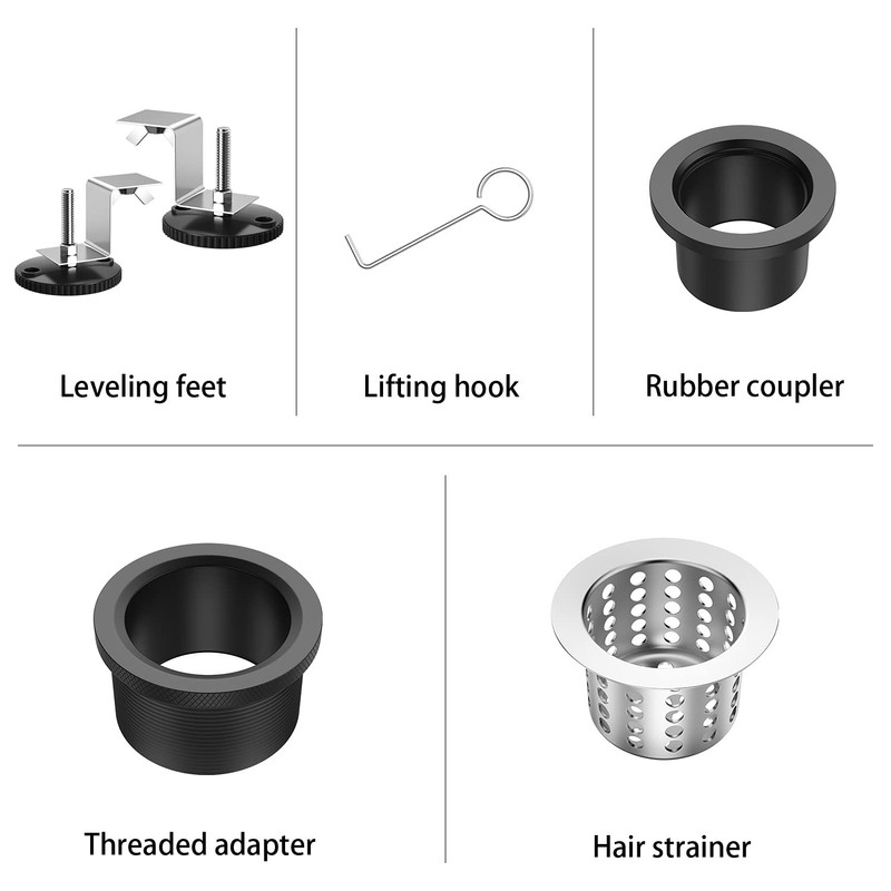 EXF Offset Linear Shower Drain 22 Inch Matte Black with