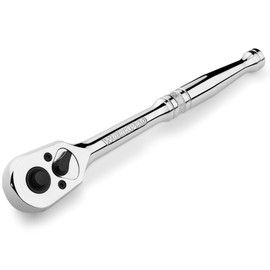 WORKPRO 1/2-Inch Drive Ratchet, Quick-Release Reversible Ratchet Wrench, 72-Tooth 1/2 Drive Ratchet Handle, Chrome Alloy Made, Cr-Mo Head, Full Polished