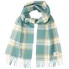 Avoca Merino Scarf, Green Check