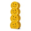 Novelty 7.3in Glossy Yellow Smile Face Ceramic Vase Decor for