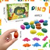 Ludihive Hatching Dinosaur Eggs Toys for Kids, 60 Pcs Grow