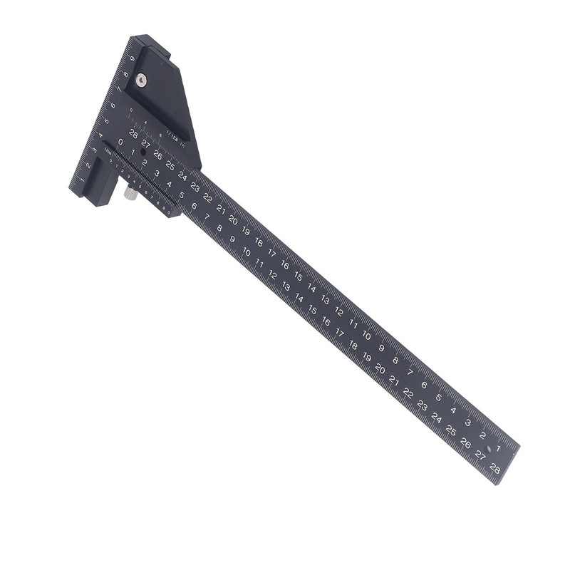 0 to 280mm T Shaped Ruler Aluminum Alloy Accurate Scale