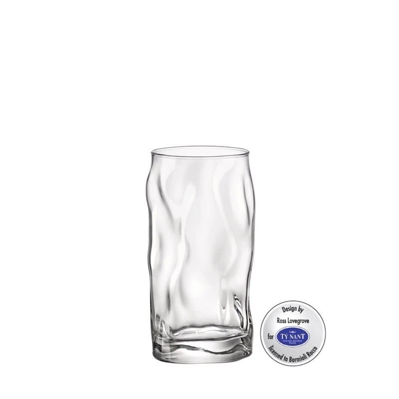 Bormioli Rocco Sorgente 15.5 oz. Cooler Glasses, Set of 6,