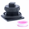 Stock Tank Plug Kit Compatible with Rubber-Maid 50 70 100