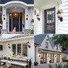 Lamomo Outdoor Wall Sconce, Dusk to Dawn Motion Sensor Light