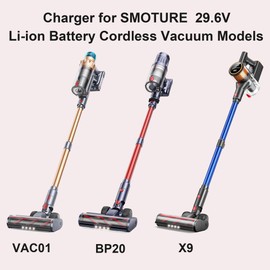 FGIEU Charger for SMOTURE VAC01 BP20 X9 29.6V Li-ion Battery Cordless Stick Vacuum Cleaner, for Whall EV-691 EV-691H Cordless Vacuum Cleaner