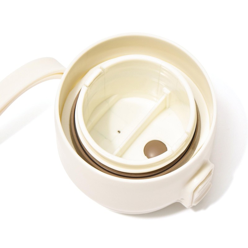 Franc franc One Touch Clear Bottle, White