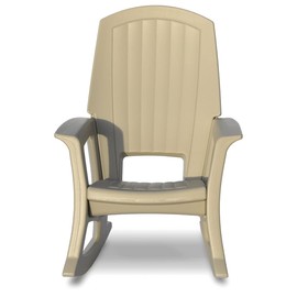 Semco Rockaway Heavy Duty All-Weather Outdoor Rocking Chair Plastics - Sand Tan