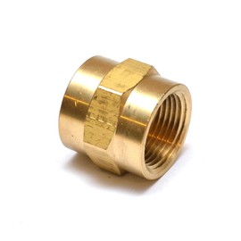 FASPARTS 3/4" NPT Female/FPT/FIP Coupler Brass Fitting Fuel/Air/Water/Boat/Gas/Oil WOG
