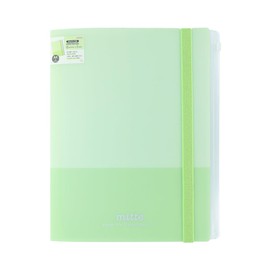 Sunstar Stationery Clear File with Band Mitte Leaf Green S2173085