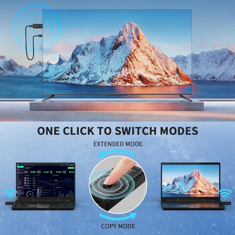 PWAYTEK Store Wireless HDMI Transmitter and Receiver, Plug & Play