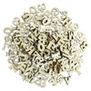 Yerozhui Pack of 204 Wooden Numbers, Wooden Letters for Crafts,
