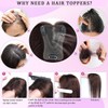 Odir Hair Toppers for Thinning Hair Women Human Hair Mixed