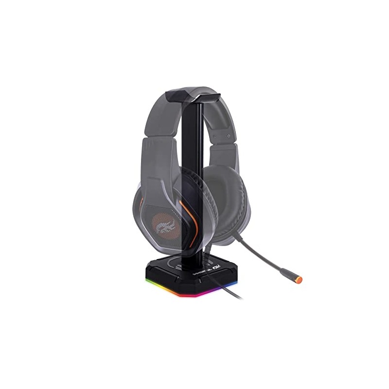 TECHZONE Immortal Gaming Base Soporte para Audífonos Gamer con Luz