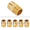 10 Pieces 1/4 BSP to 1/4 BSP Male Thread Brass