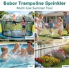Bobor Trampoline Sprinkler for Kids, Outdoor Trampoline Water Sprinklers, Backyard