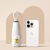 Mini Sun Travel Umbrella Ring handle Coating Layer Fabric Blocking/anti