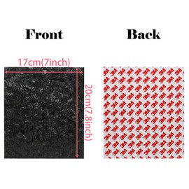 AITAIYA 20x17cm Black Pearl Acoustic Guitar Self Adhesive Scratch Plate Sheet Pickguard Material Sheet