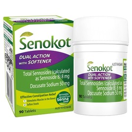 Senokot Dual Action with Softener Tab X 90