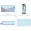 Ladies Large Capacity PU Leather Wallet Elegant Double Layer Stitched,