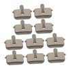 WOONEKY 5 Pairs Semi Metallic Mountain Cycling Brake Pads Hydraulic