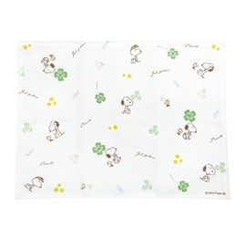 Marimo Craft SPMS-031 Snoopy Placemat, Fortune Clover (W x H x H): 15.4 x 11.4 inches (39 x 29 cm)