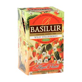 Basilur Magic Wild Strawberry Green Tea 20 x 1.5 g