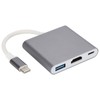 HC 04 Multifunction 3 in 1 Hub Type C to