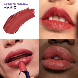 URBAN DECAY Vice Hydrating Lipstick (Manic - Soft Wine Mauve - Cream Finish), Creamy Formula, Moisturizing Lip Color with Aloe Vera & Avocado Oil, Vegan, Cruelty-free - 0.11 oz