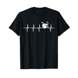 Drums Heartbeat for Drummers & percussionists T-Shirt