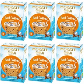 Mokate Gold Premium iced coffee Caramel 6 boxes x 8 sachets total 48