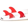 DORSAL Surfboard Fins Quad 4 Set Future Compatible Medium Red