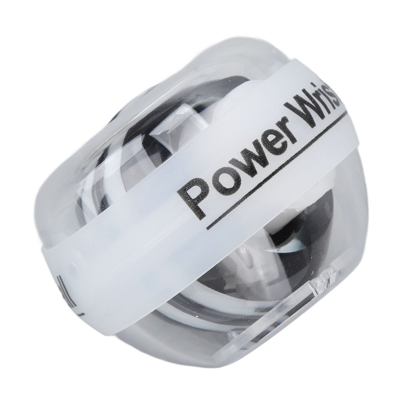White Wrist Trainer Ball Auto Start Wrist Strengthener Gyroscopic Forearm
