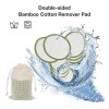 20pcs Pads Discos Desmaquillantes Reutilizables Fibra Bambu