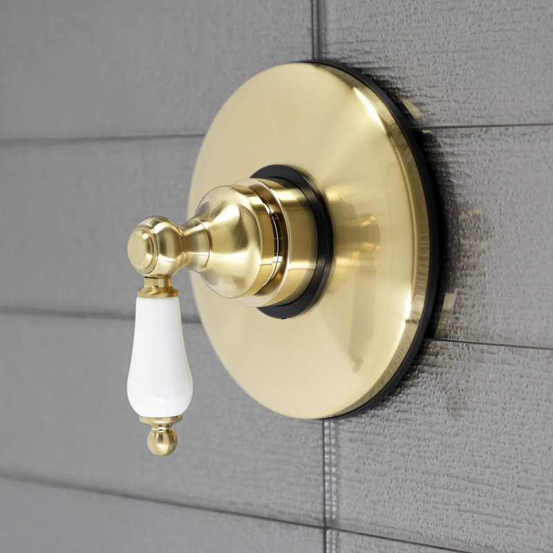 Kingston Brass KB3007PL Vintage Volume Control with Lever Handle, Brushed