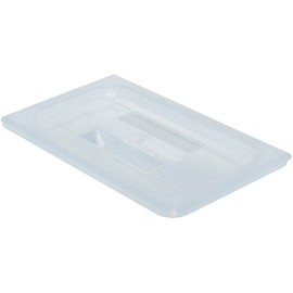 Cambro Translucent 1/4-Size Food Pan Cover with Handle