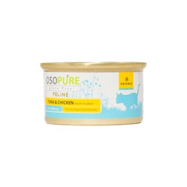 ARTEMIS Osopure Wet Canned Cat Food (Tuna Chicken, 24 Cans)