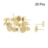 uxcell Upholstery Nails Tacks 19mmx30mm Flat Head Furniture Nails Gold
