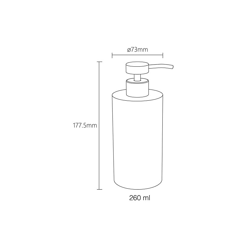 Sealskin Blend Soap dispenser 260 ml freestanding Terrazzo