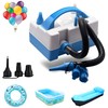 TECHSHARE Electric Balloon Pump, Double Nozzle Balloons Pump, Quick Inflation/Deflation