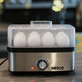NESCO EC-10, Egg Cooker, Stainless Steel/Black, 400 watts