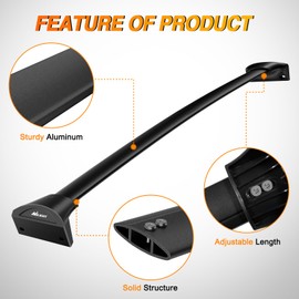 Nilight Roof Rack Cross Bars Fit for Honda Pilot 2016 2017 2018 2019 2020 2021 2022 LX EX EX-L with Flush Rails Fixed Point Adjustable Aluminum Crossbars Luggage Box Bike Kayak Snowboard Cargo Carrier