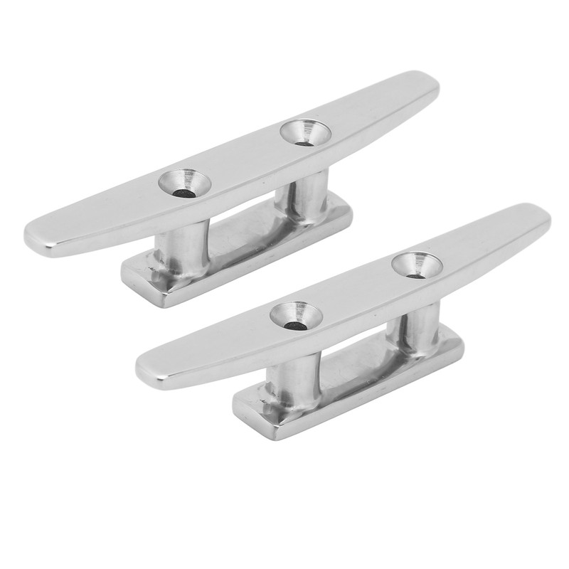 2PCs Open Base Boat Cleat 4in Universal Fit for Watercraft