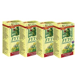 Detox Herbal Tea: Cleansing, Immunity, Intestinal Health, Kidneys, Bladder, Liver (4 Packs, 80 Tea Bags, 160g)