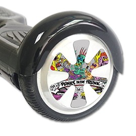 MightySkins Skin Compatible with Board Balance Board Scooter Wheels wrap Cover Sticker Skins Punks in The Trunk