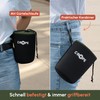 C-Rope Neoprene Lens Pouch with Fleece Lining, Lens Case for