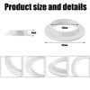 16 Pcs Lampshade Reducer Ring, Lampshade Adapter Rings, 8 Pcs