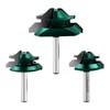 Knoweasy 45 Degree Lock Miter Router Bit Set with 1/4